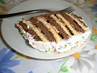 Снимка 1 от рецепта за Различна бисквитена торта