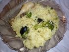 Пиле с ориз, маслини и броколи