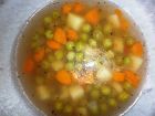 Снимка 1 от рецепта за Бистра зеленчукова супа с грах