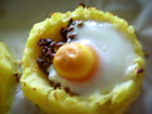 Снимка 1 от рецепта за Картофени гнезда