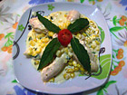 Снимка 1 от рецепта за Пиле със сос 4 сирена