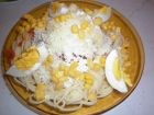 Снимка 1 от рецепта за Спагети с доматен сос, яйце и сирене