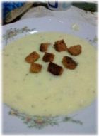 Снимка 1 от рецепта за Картофена крем супа със сирене