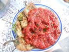 Снимка 1 от рецепта за Панирани чушки с доматен сос