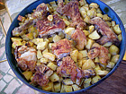 Снимка 1 от рецепта за Пиле с картофи и бира на фурна