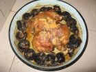 Снимка 1 от рецепта за Печено пиле с гъби и кашкавал