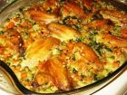 Снимка 1 от рецепта за Пилешки крилца с пъстър ориз