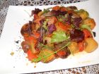 Снимка 1 от рецепта за Картофи с бекон и гъби в плик