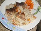 Снимка 1 от рецепта за Свинско месо с ориз и моркови на фурна