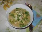 Снимка 1 от рецепта за Пилешка супа с картофи и фарфалини