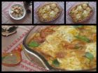 Снимка 1 от рецепта за Запечени яйца с тиквички и колбас