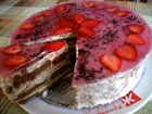 Снимка 1 от рецепта за Бисквитена торта Виолетка