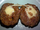 Снимка 1 от рецепта за Пържени кюфтенца с кашкавал