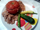 Снимка 1 от рецепта за Пълнени домати с кайма и ориз