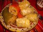 Снимка 1 от рецепта за Чушки пълни с ориз и гъби и сарми