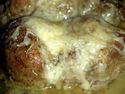 Снимка 1 от рецепта за Свински руладини с плънка от кисели краставички, топено сирене и шунка