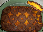 Снимка 1 от рецепта за Сладкиш с тиква и бисквити
