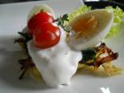 Снимка 1 от рецепта за Картофени гнезда със спанак и сметана