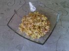 Снимка 1 от рецепта за Яйчена салата с рачешки рулца и царевица
