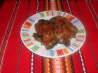 Снимка 1 от рецепта за Рулца от патладжан с домати и пиле