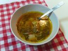Рецепта за Супа с пилешко месо и дробчета
