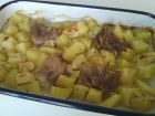 Снимка 1 от рецепта за Патешко с картофи, топено сирене и  масло