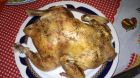 Рецепта за Печено пиле върху сол