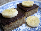 Бананов кейк с шоколадова глазура