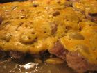 Снимка 2 от рецепта за Крехки пържоли с топено сирене на фурна