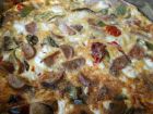 Снимка 2 от рецепта за Омлет със зеленчуци и колбас на фурна