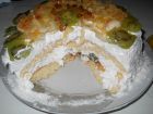 Снимка 4 от рецепта за Пандишпанена торта `Екзотик`