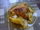 Снимка 6 от рецепта за Пиле с картофи и бира на фурна