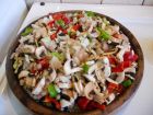 Снимка 2 от рецепта за Пилешко със зеленчуци на сач