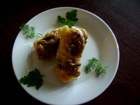 Снимка 2 от рецепта за Сармички с кълцано месо и гъби