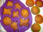 Снимка 3 от рецепта за Цветни мъфини с овесени ядки