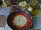 Снимка 6 от рецепта за Венец с кашкавал, сирене, колбас и лютеница