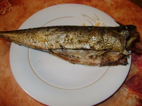Снимка 1 от рецепта за Печена риба скумрия