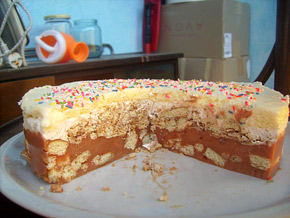 Снимка 1 от рецепта за Бисквитена торта