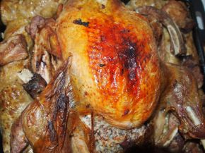 Снимка 1 от рецепта за Празнична пълнена пуйка