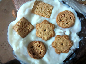 Снимка 1 от рецепта за Бисквитена торта с крем ванилия