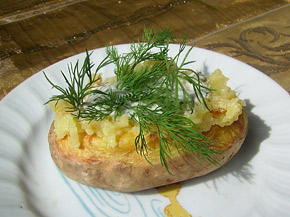 Снимка 1 от рецепта за Пълнено картофче