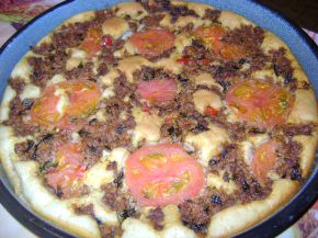 Снимка 1 от рецепта за Пица без месене