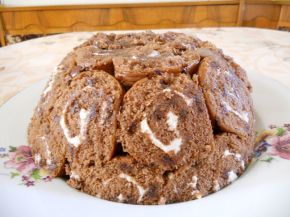 Снимка 1 от рецепта за Кокосова торта с руло