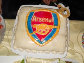 Снимка 1 от рецепта за Фонданова торта `Арсенал`