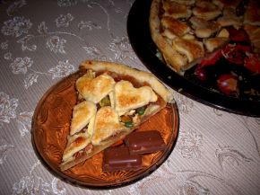 Снимка 1 от рецепта за Ябълков пай с бутер тесто
