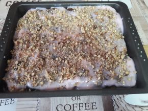 Снимка 5 от рецепта за Бисквитена торта с крем и конфитюр