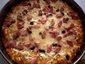 Снимка 5 от рецепта за Домашна пица II вид