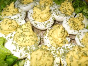 Снимка 3 от рецепта за Яйца с авокадо и горчица