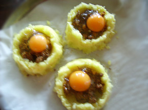 Снимка 2 от рецепта за Картофени гнезда