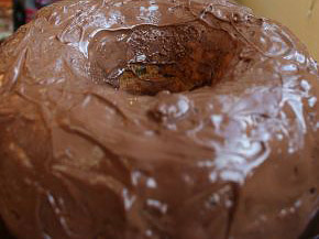 Снимка 10 от рецепта за Кекс с шоколадова глазура